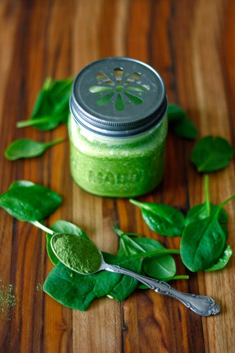 grüner Spinat-Smoothie