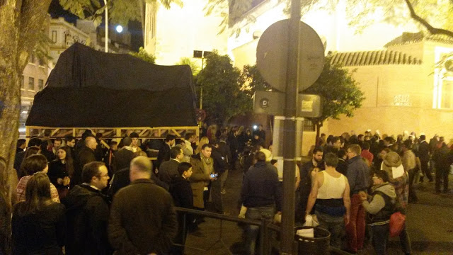 Vorbereitung zur Semana Santa in Sevilla