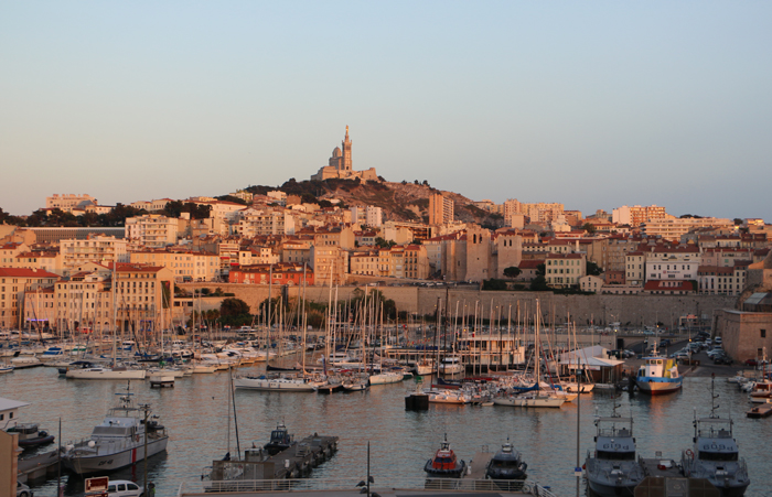 Marseille mit dem Wahrzeichen - La Bonne Mere