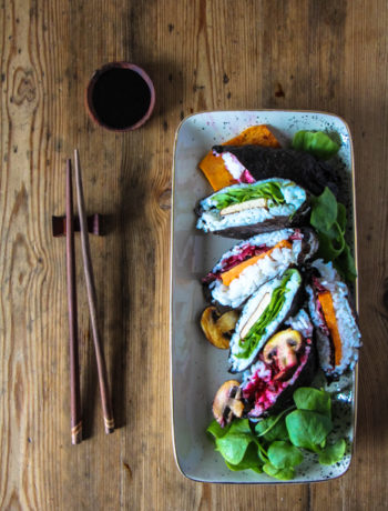 Onigirazu veganes Sushi Sandwich