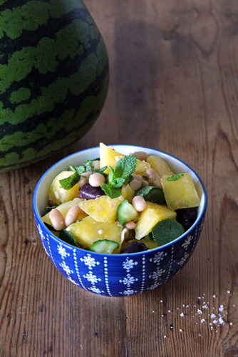 GELBE WASSERMELONE, WEISSE BOHNEN UND MINZE - Transglobal Pan Party