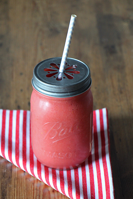 Erdbeer-Wassermelone-Shake