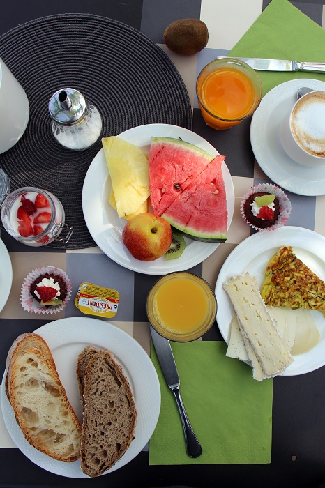 Frühstück im Hotel Santo Stefano, Elba