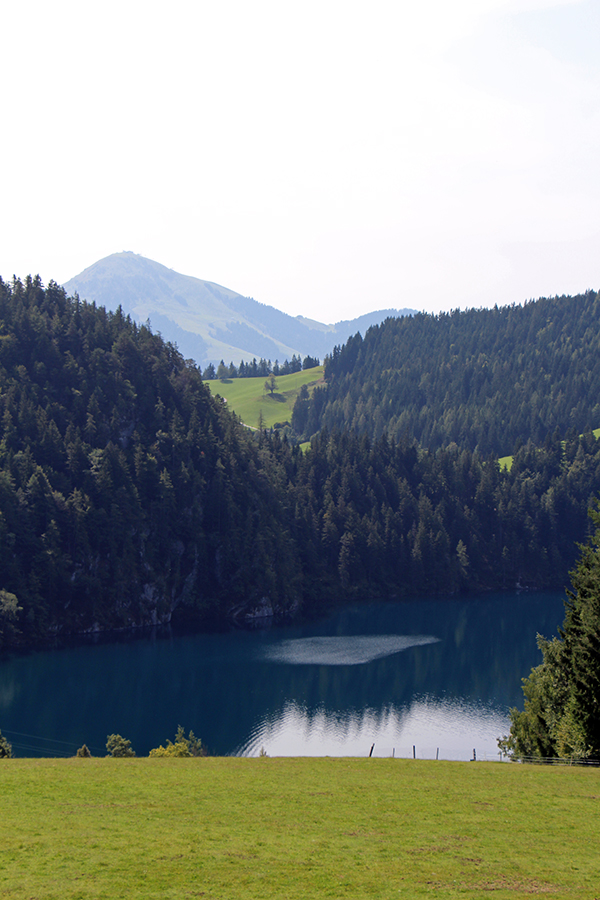 Ausblick am Wanderweg 45a Richtung Walleralm, Tirol
