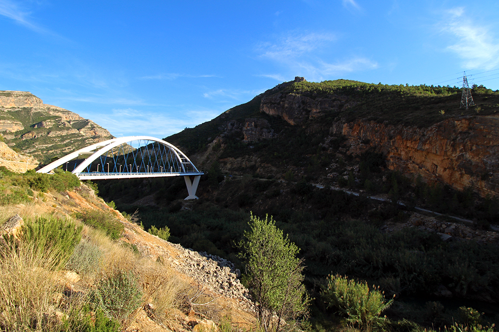 Brücke bei Millares, Valencia (Spanien)
