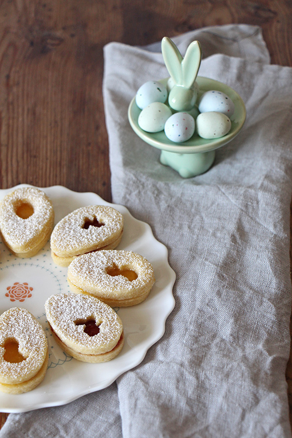 Oster Kekse Mit Lemon Curd Transglobal Pan Party