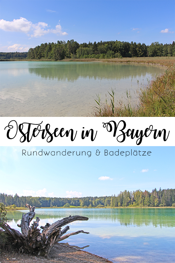 Rundwanderung und Badeplätze an den Osterseen in Bayern