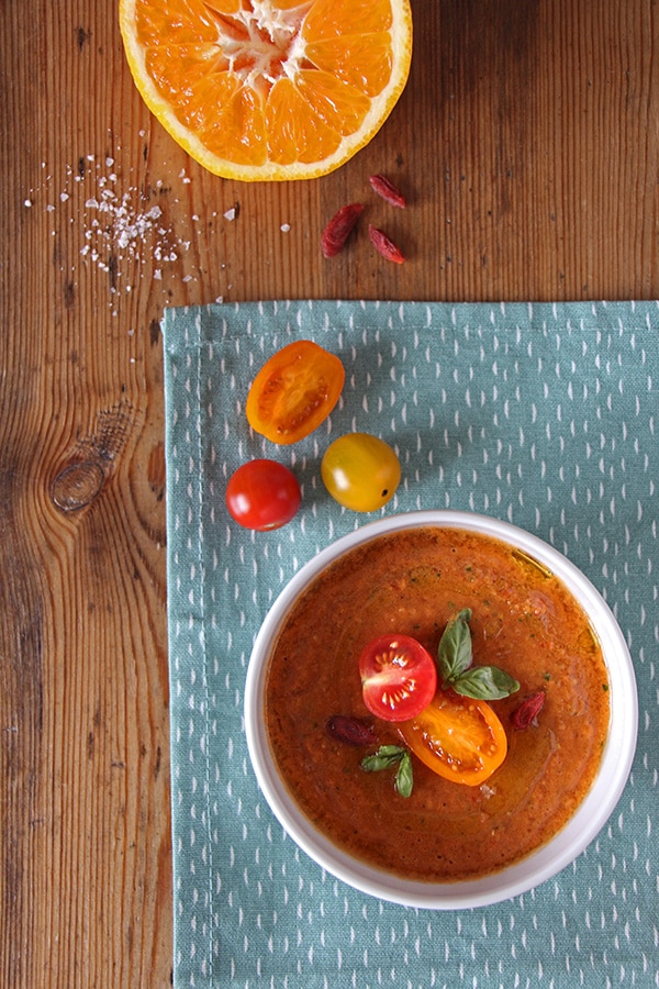 Spanische Tomatensuppe: Gazpacho