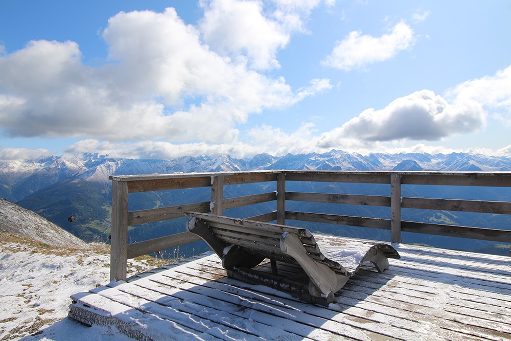 Aussichtspunkt Schönjoch in Tirol