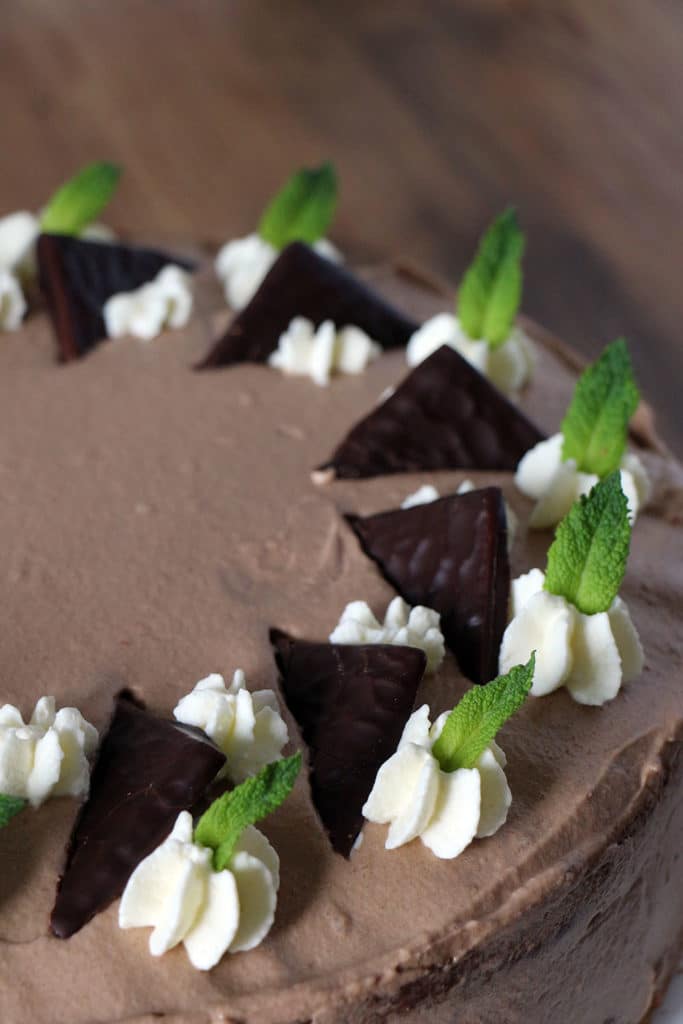 After Eight Torte - Rezept für Minz-Schoko-Torte von Transglobal Pan Party